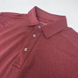 UNTUCKit Red Short Sleeve Polo Shirt Men's Small S